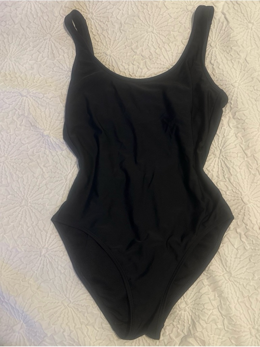 Classic Black One-Piece Swimsuit for Kids